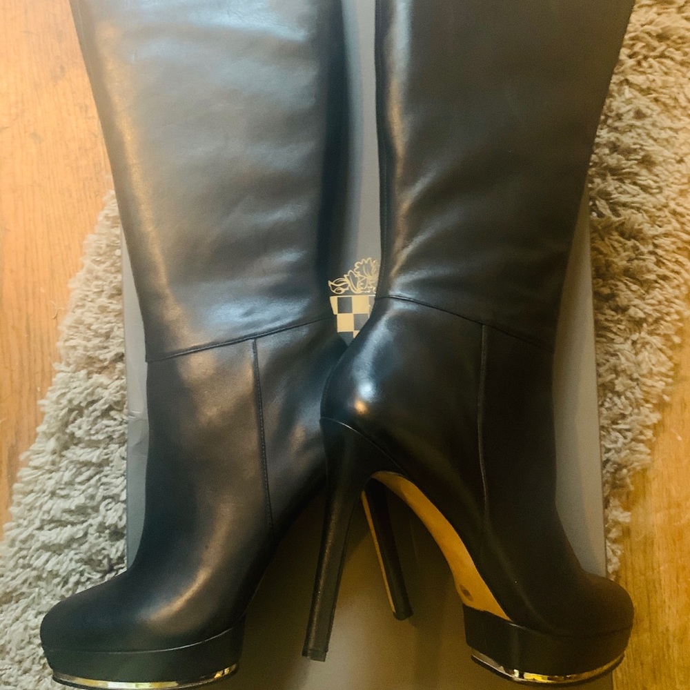 Platform Boot W/Zipper